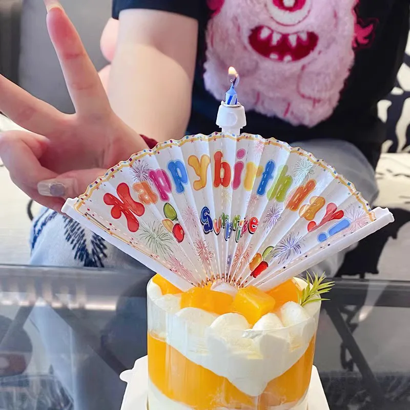 Candle Surprise - 1/3Pcs Surprise Fan Birthday Candle Kids