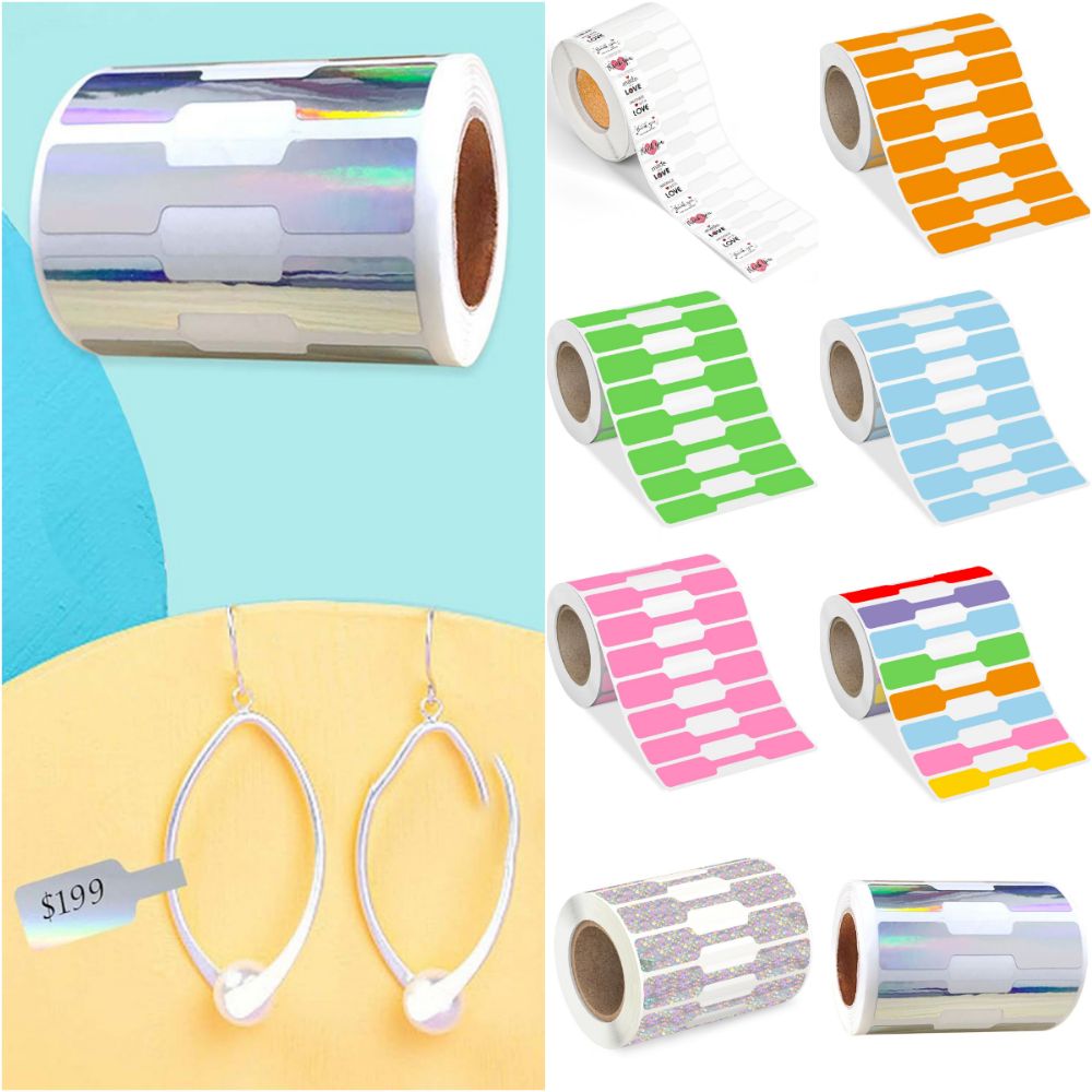Kraft Hang Tag - 500PCS Multicolor Jewelry Price Labels Blank