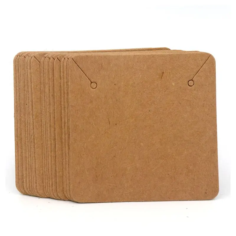 50PCS 5x5cm Blank Kraft Paper  - đánh giá và giá Kraft Hang Tag