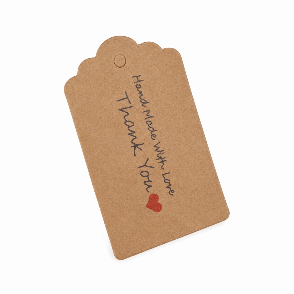100pcs Handmade Kraft Paper Ha - đánh giá và giá Kraft Hang Tag