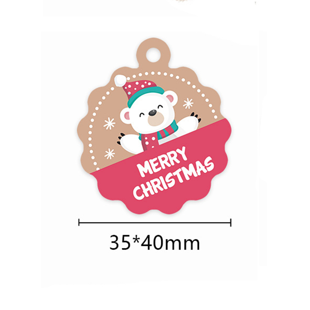 100pcs Merry Christmas Tags Kr - đánh giá và giá Kraft Hang Tag