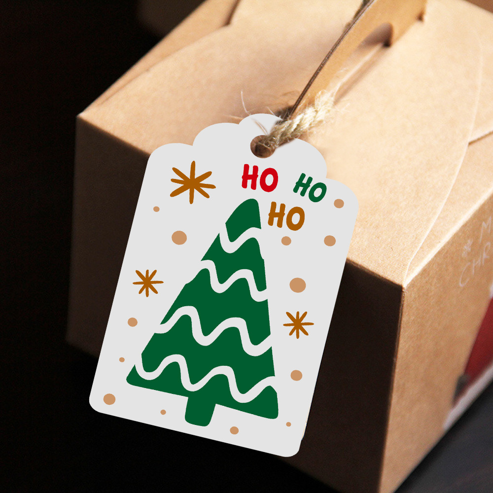 100pcs Merry Christmas Tags Kr - đánh giá và giá Kraft Hang Tag