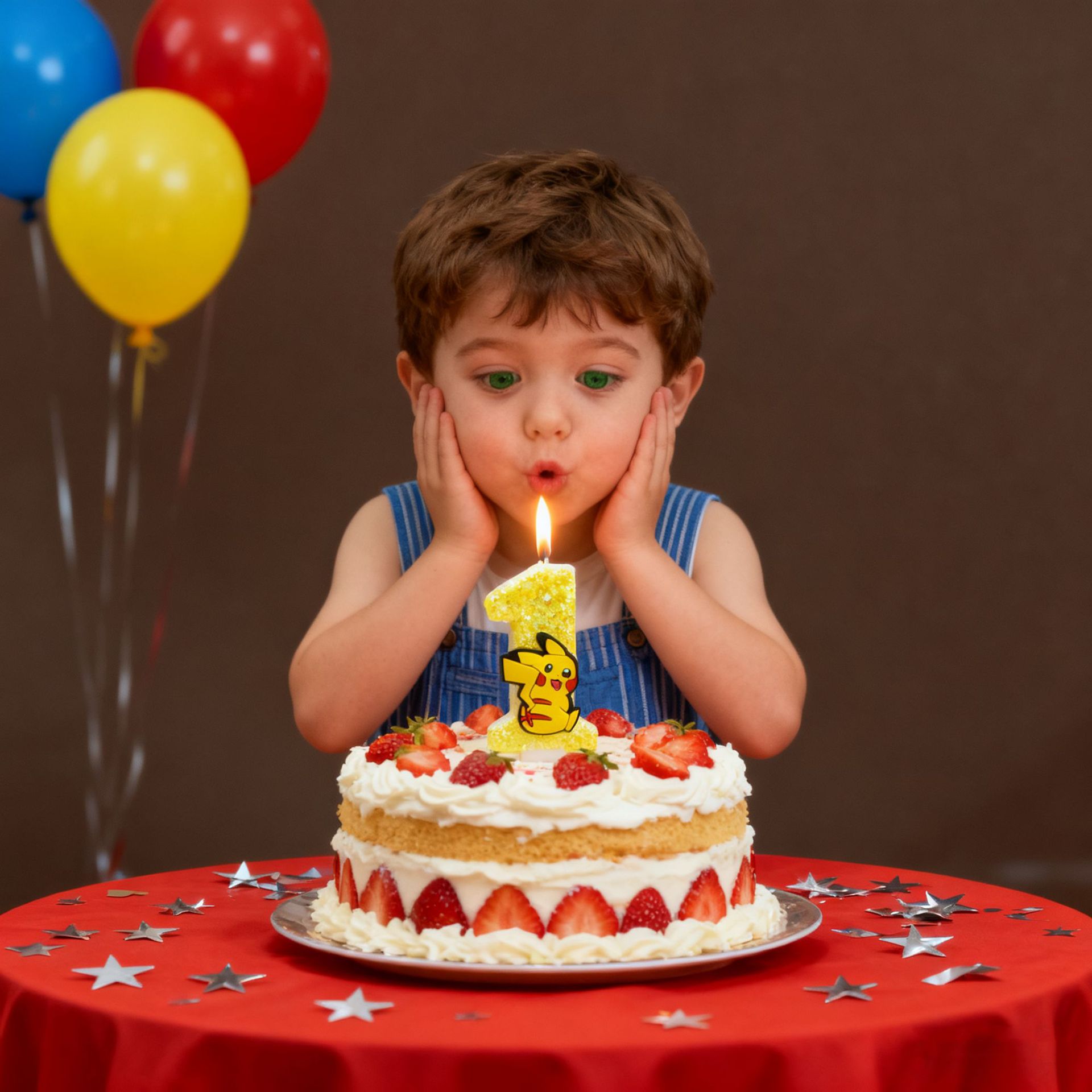 Birthday candle yellow Pikachu - đánh giá và giá Candle Surprise
