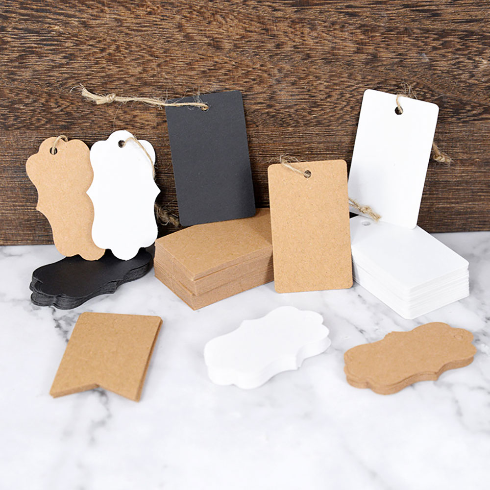 For Fun 100PCS Kraft Paper Tag - đánh giá và giá Kraft Hang Tag