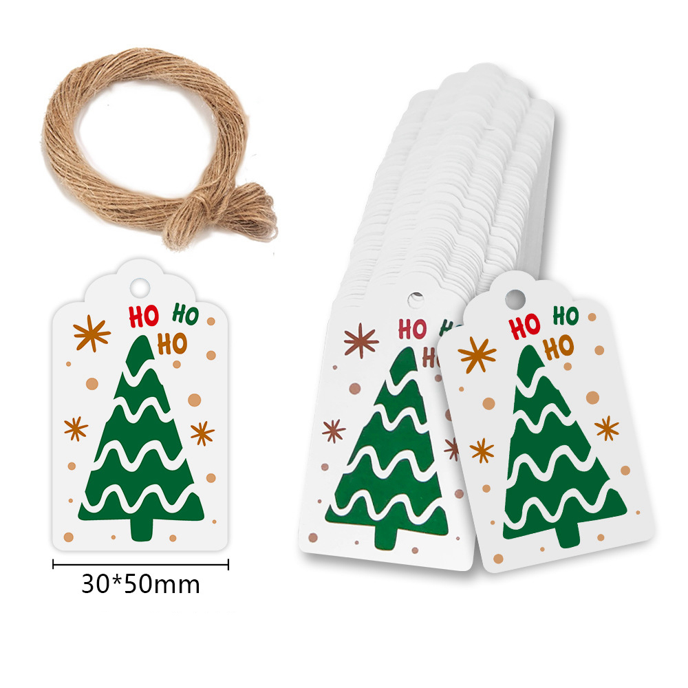 Merry Christmas Tags Kraft Pap - đánh giá và giá Kraft Hang Tag
