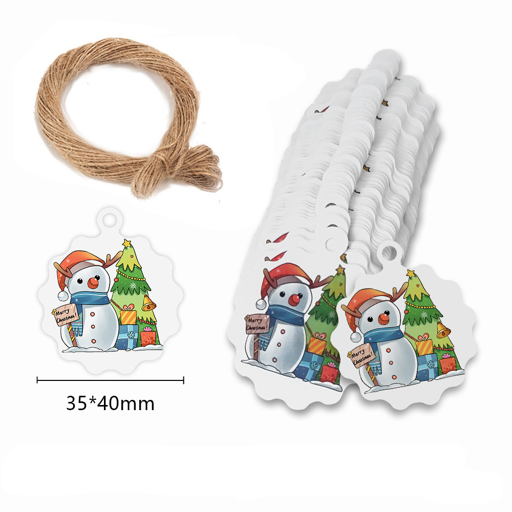 Merry Christmas Tags Kraft Pap - đánh giá và giá Kraft Hang Tag