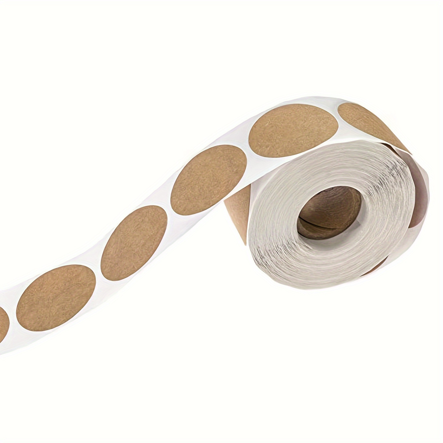 1-5 Roll 2.5cm Kraft Round Sel - đánh giá và giá Kraft Hang Tag