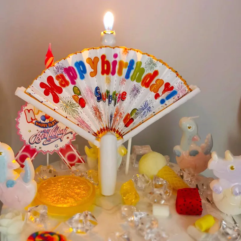 1/3Pcs Surprise Fan Birthday C - đánh giá và giá Candle Surprise