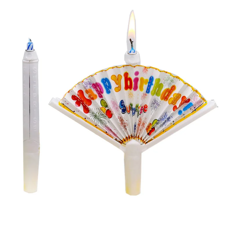1/3Pcs Surprise Fan Birthday C - đánh giá và giá Candle Surprise
