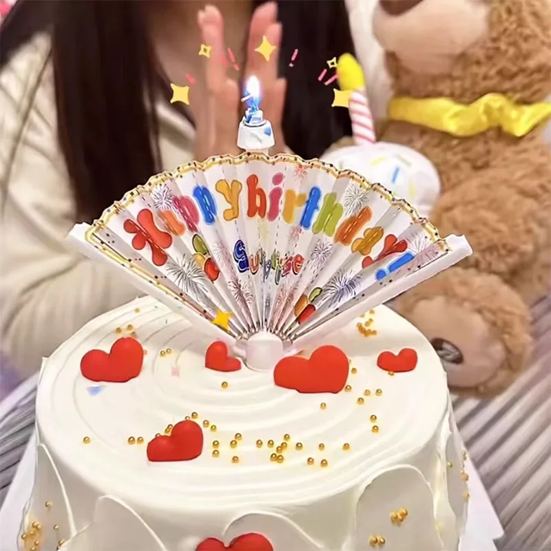 1/3Pcs Surprise Fan Birthday C - đánh giá và giá Candle Surprise