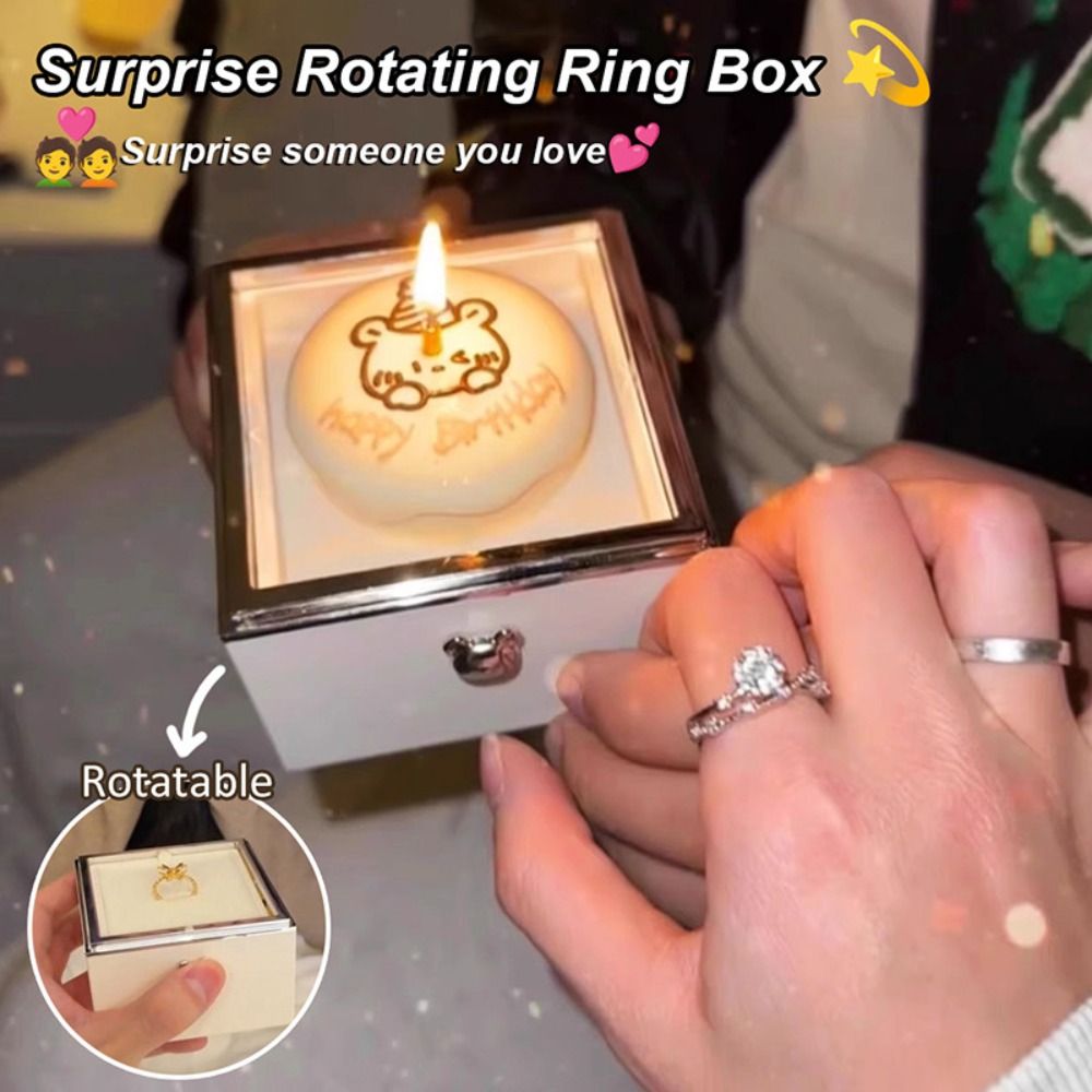 Automatic Flip Bear Flip Ring  - đánh giá và giá Candle Surprise