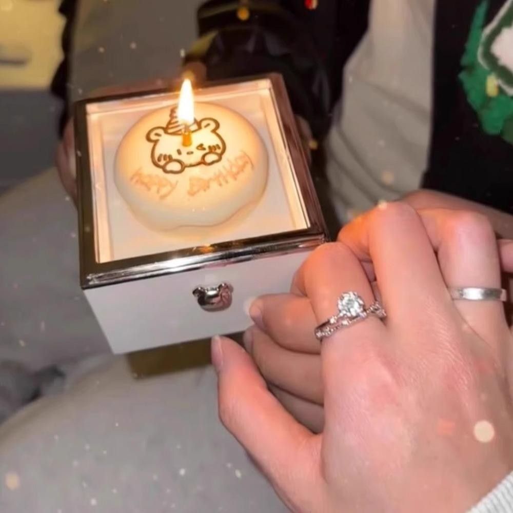 Automatic Flip Bear Flip Ring  - đánh giá và giá Candle Surprise
