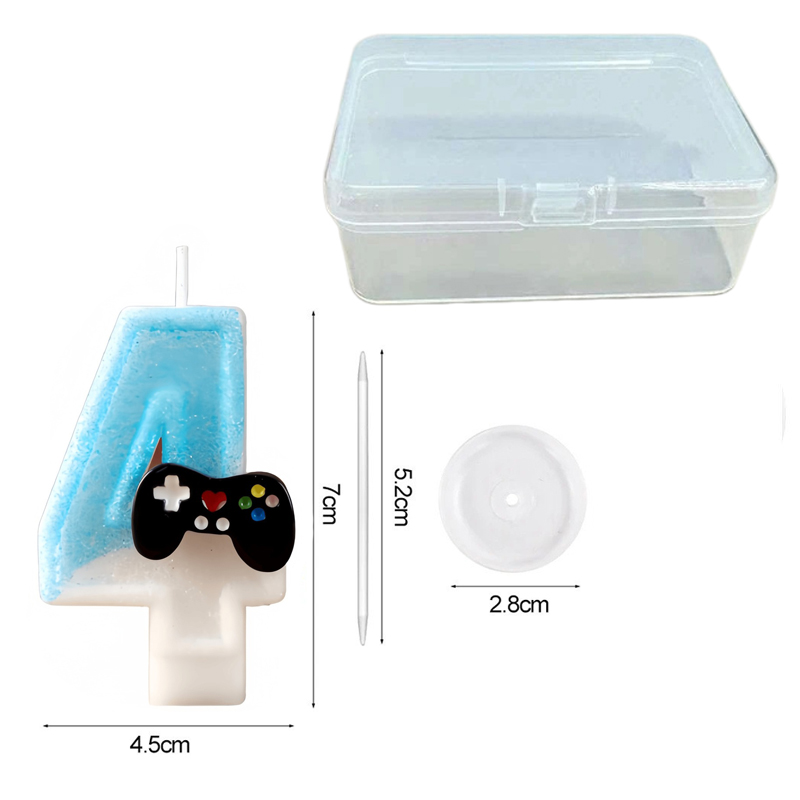 Cute Video Game Number Birthda - đánh giá và giá Candle Supplies Video