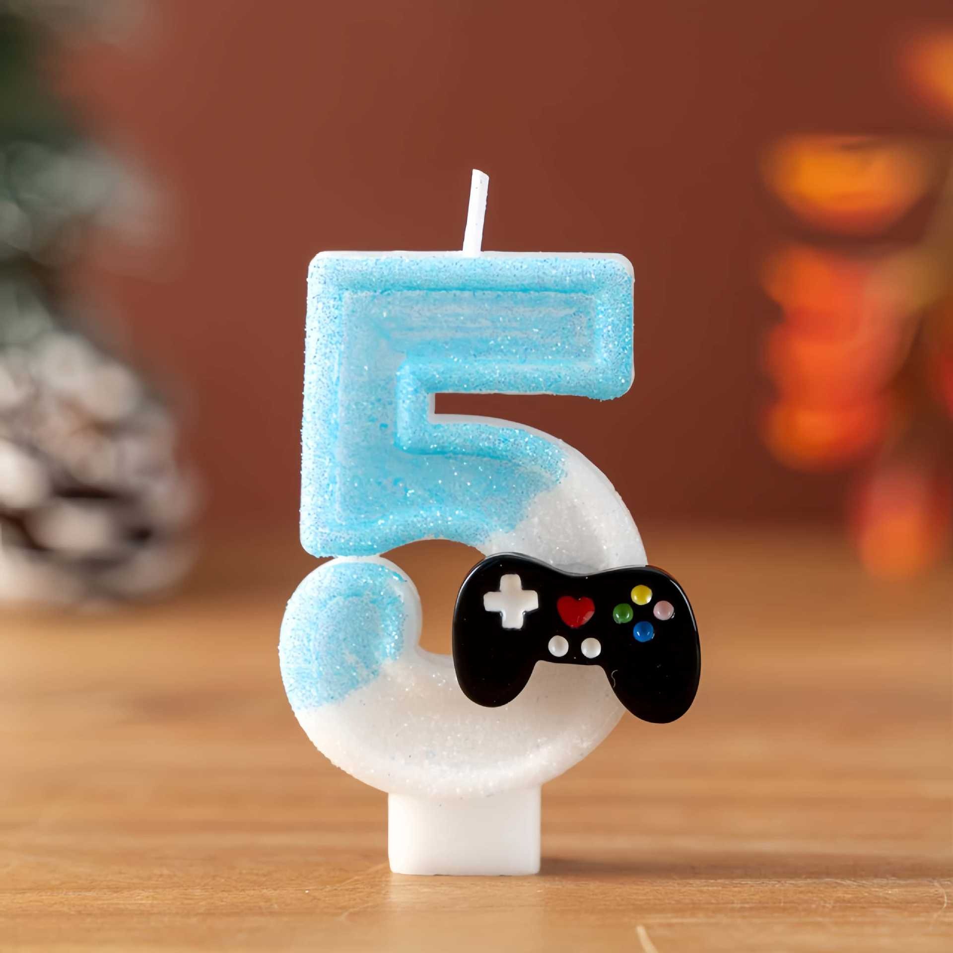 Cute Video Game Number Birthda - đánh giá và giá Candle Supplies Video