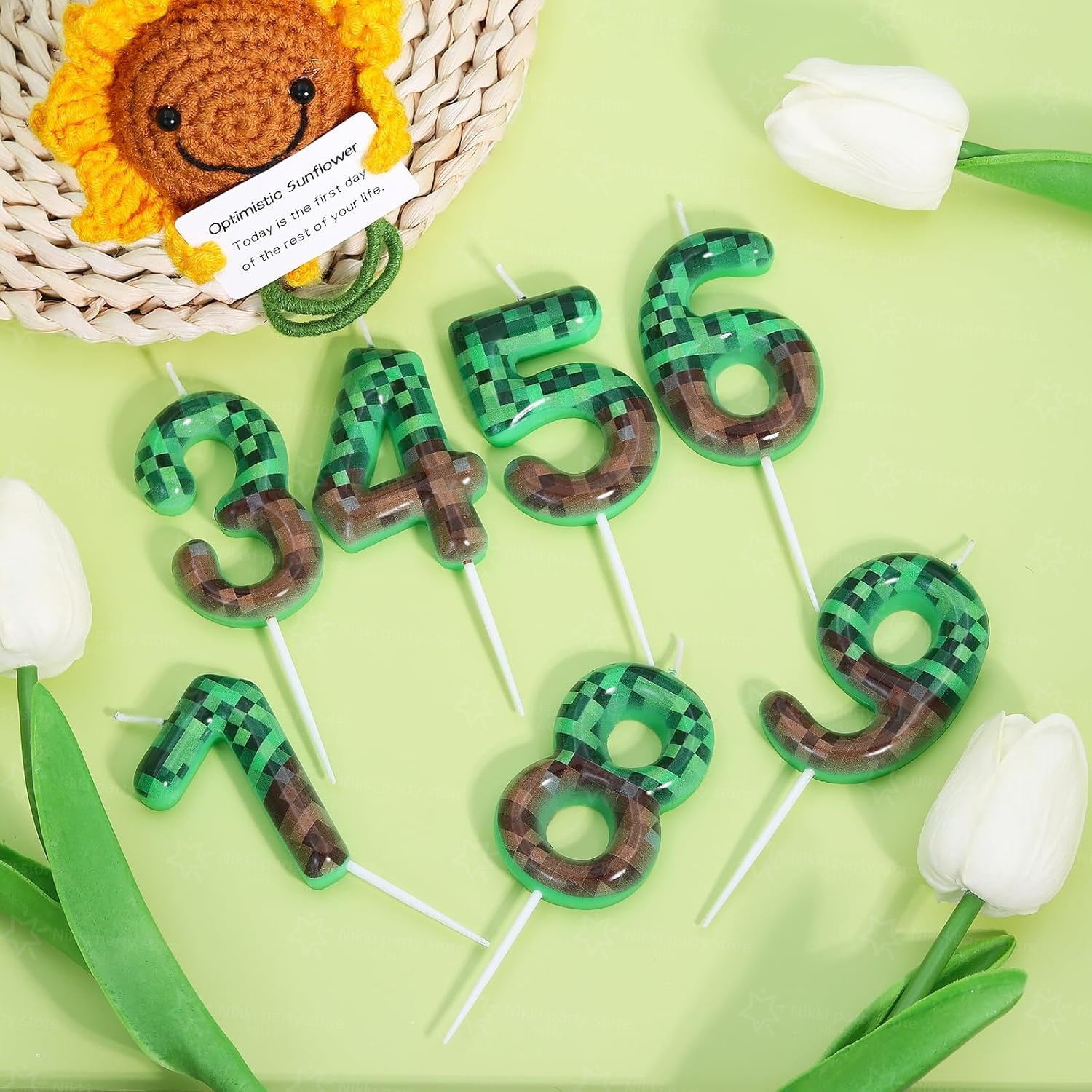 Miner Birthday Candles Birthda - đánh giá và giá Candle Supplies Video