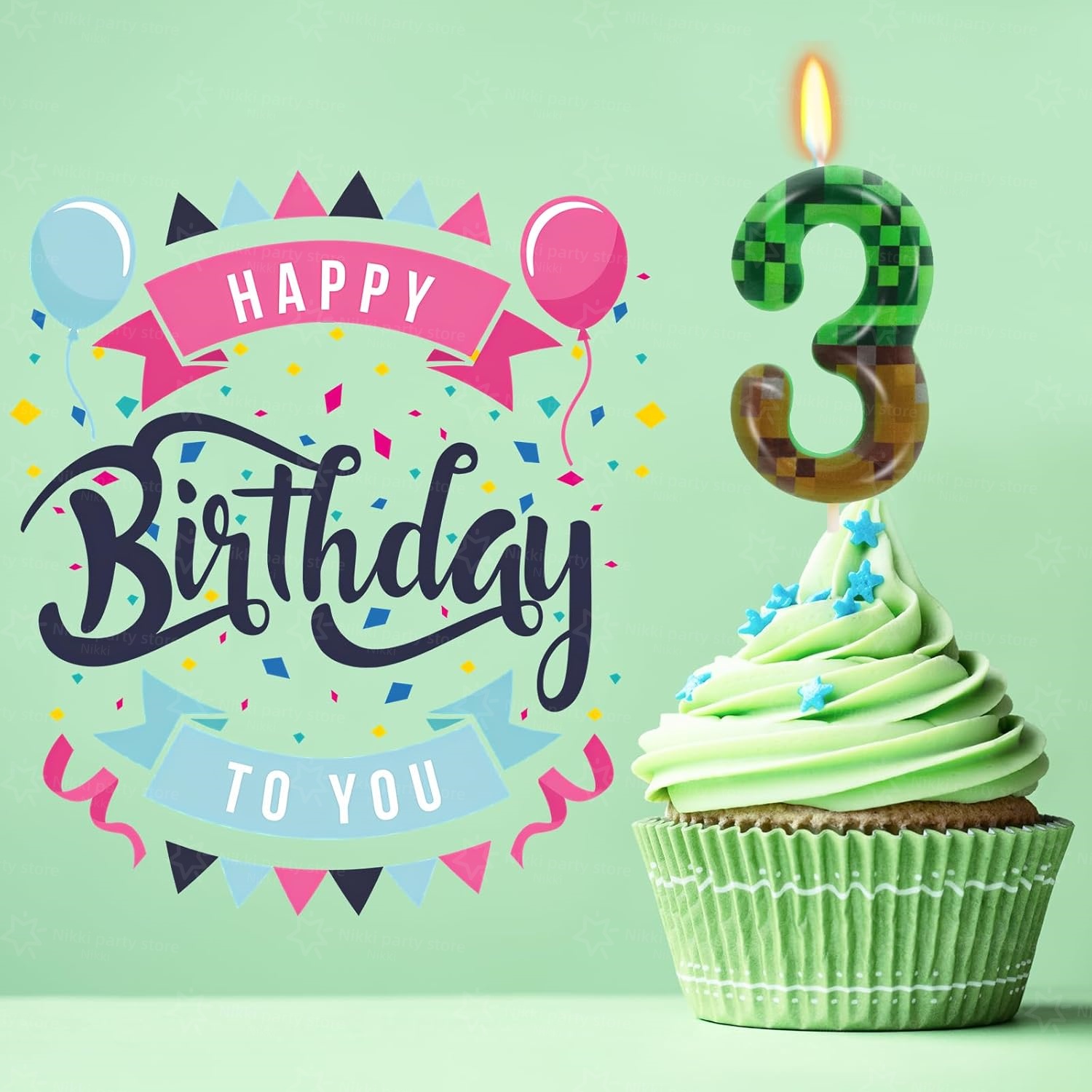 Miner Birthday Candles Birthda - đánh giá và giá Candle Supplies Video
